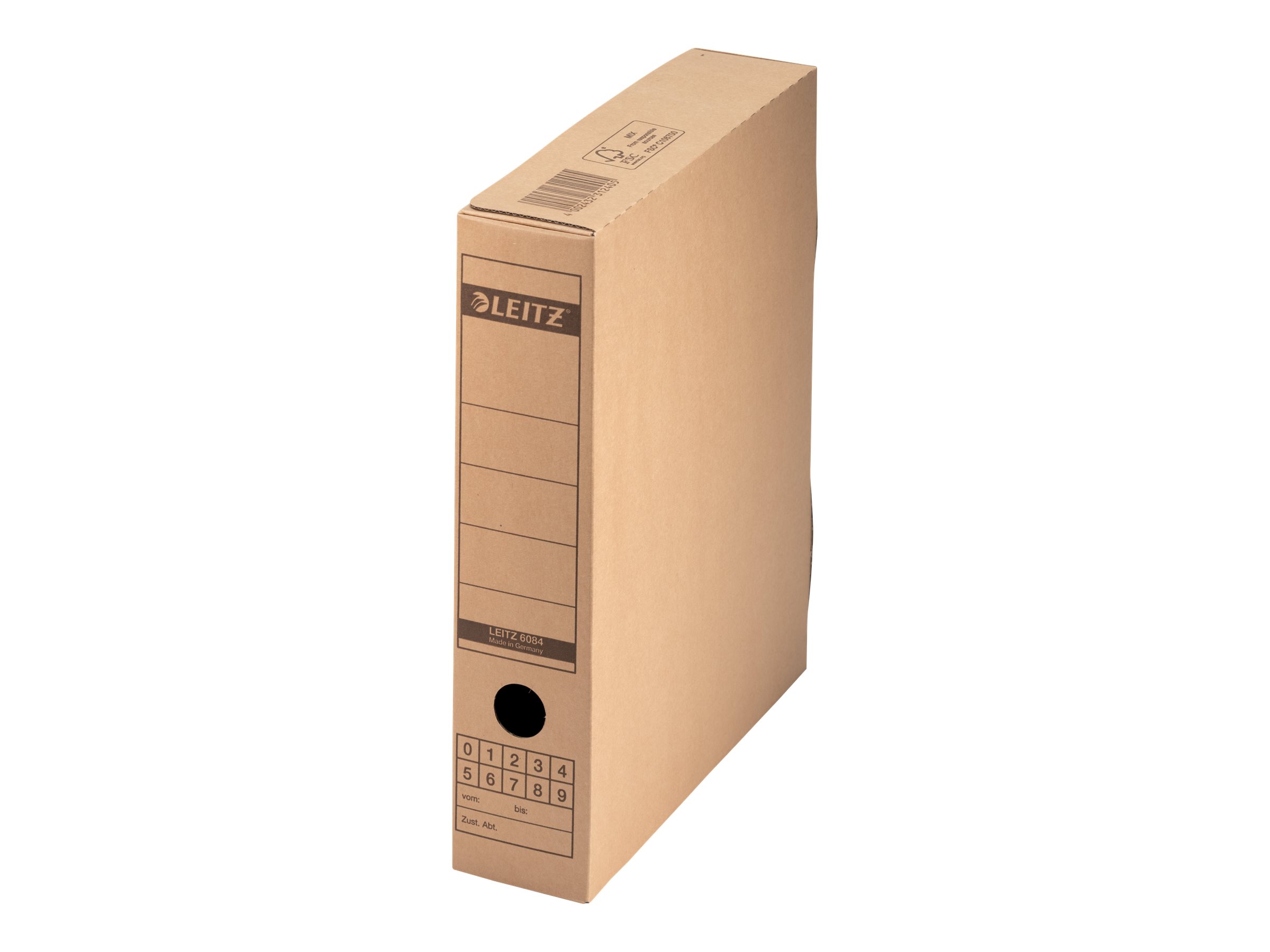 Leitz 6084-00-00 Aktenbox A4 Naturbraun