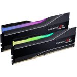 G.Skill Trident Z5 Neo RGB F5-6400J3239F24GX2-TZ5NR. Komponente für: PC / Server, Speicherkapazität: 48 GB, Speicherlayout (Module x Größe): 2 x 24 GB, Interner Speichertyp: DDR5, Speichertaktfrequenz: 6400 MHz, CAS Latenz: 32 (F5-6400J3239F24GX2-TZ5NR)