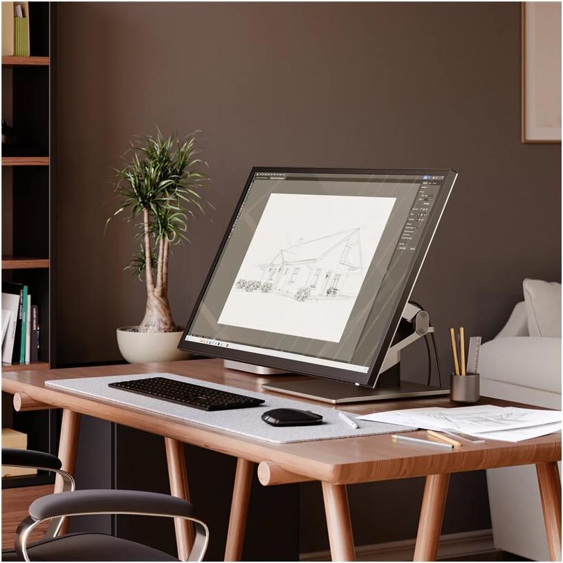 ALOGIC Clarity Max Touch 32C4KPDWT 32" 4K UHD Touchscreen Monitor Schwarz - Silber