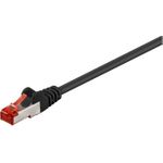 MicroConnect S/FTP CAT6 25m Black LSZH (SSTP625S)