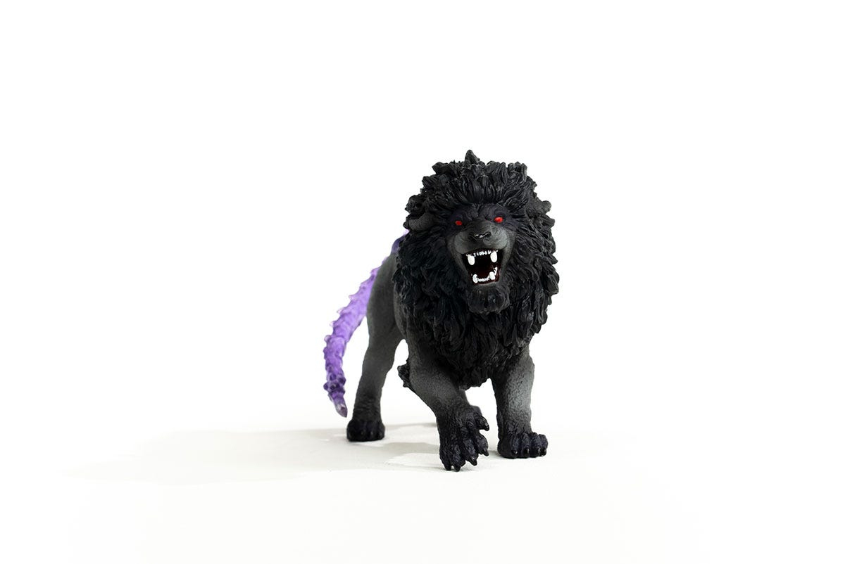 Schleich ELDRADOR CREATURES Shadow Lion Schwarz Violett