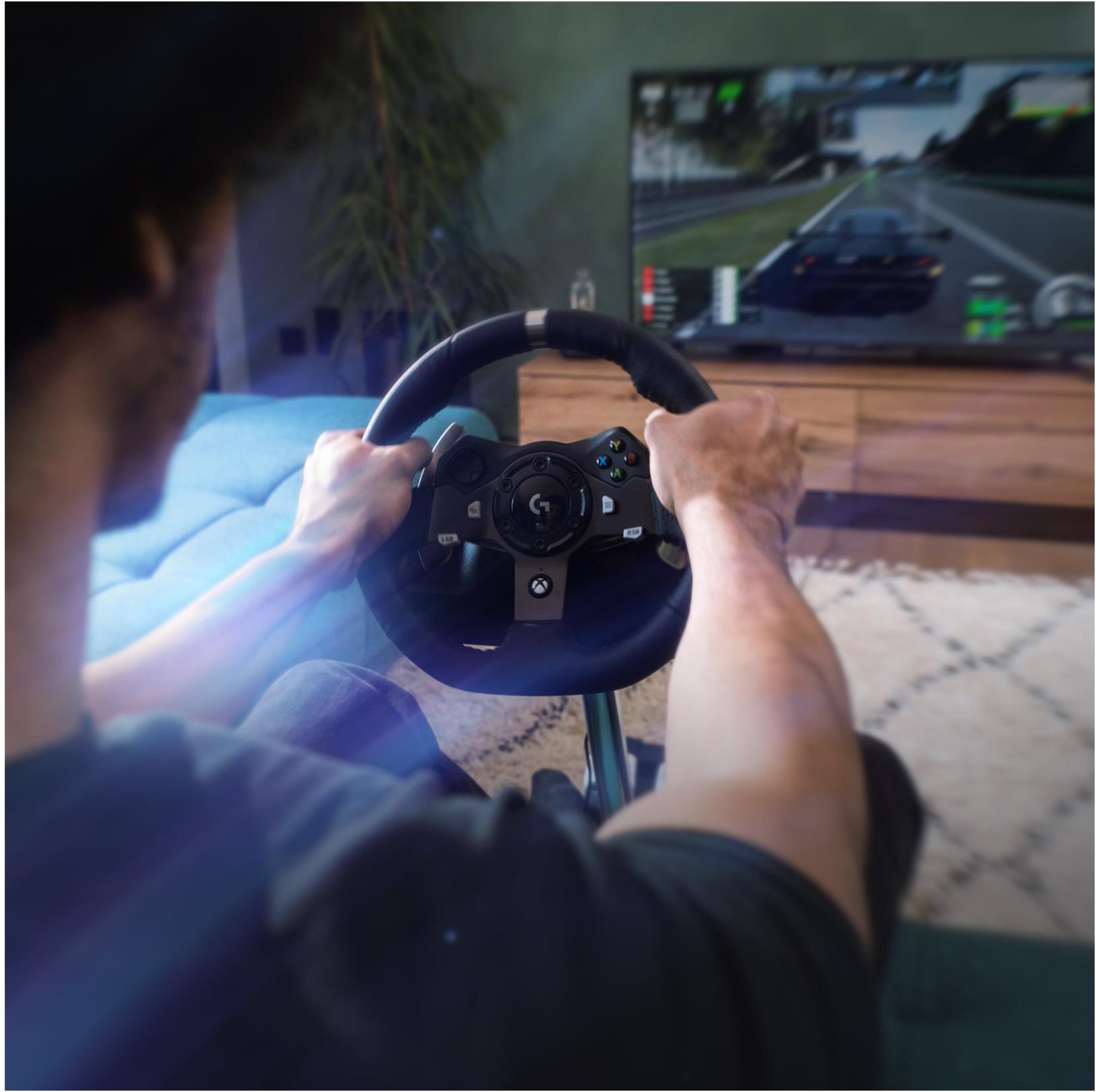 Logitech G920 Driving Force Lenkrad- und Pedale-Set für Microsoft Xbox One Schwarz