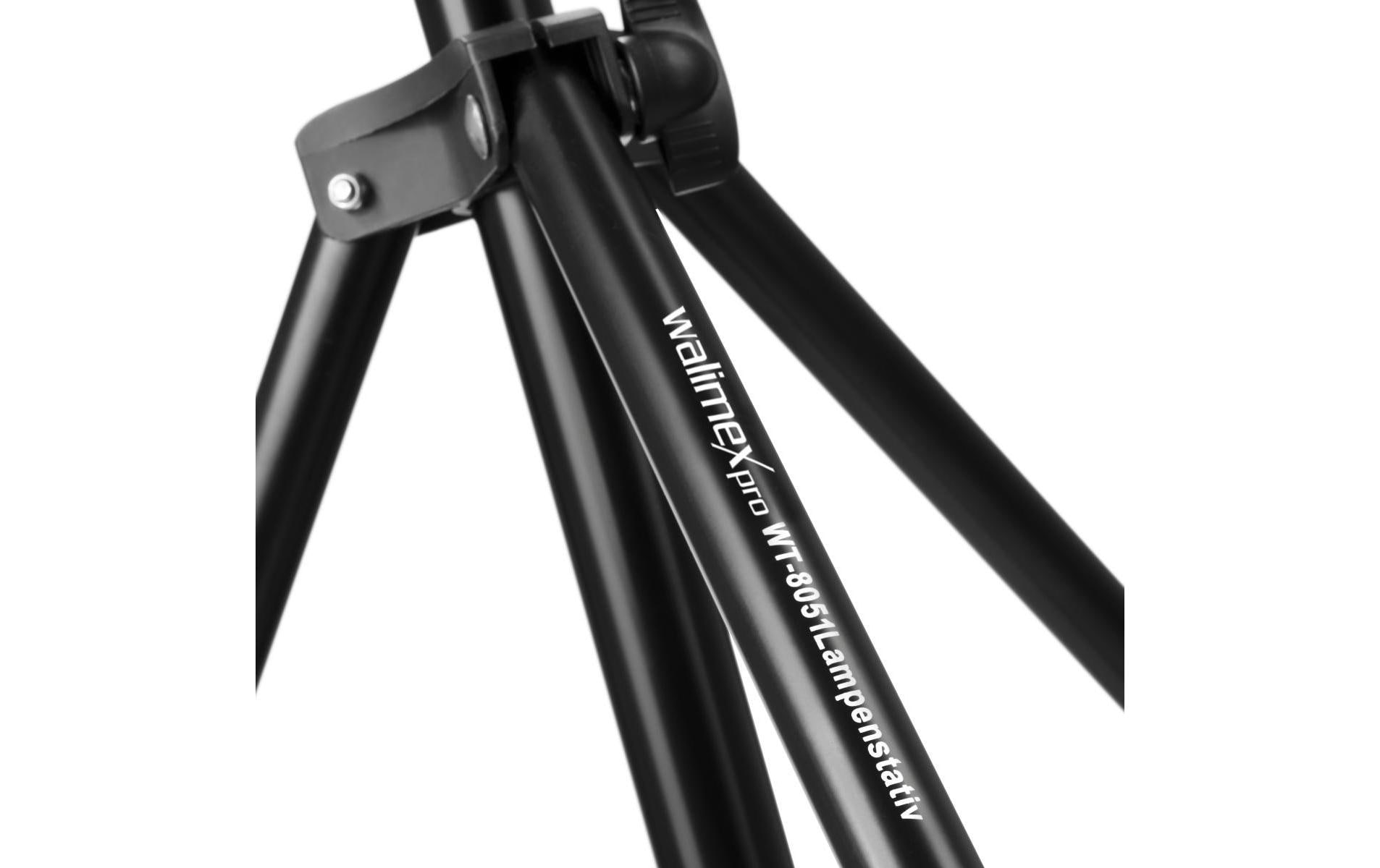 Walimex Pro FT-8051 Lampenstativ 260 cm 5 kg Traglast Aluminium Schwarz