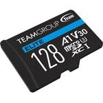 Flash card Micro-SD 128GB-XC Team Elite A1 V30 - Micro SD (TEAUSDX128GIV30A103)