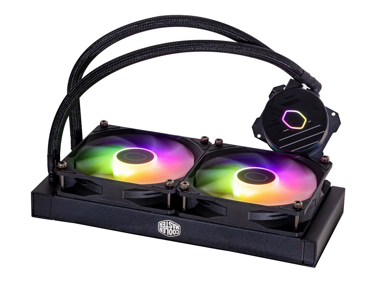 Cooler Master MasterLiquid Lite 240L Core ARGB Prozessor-Flüssigkeitskühlsystem Schwarz