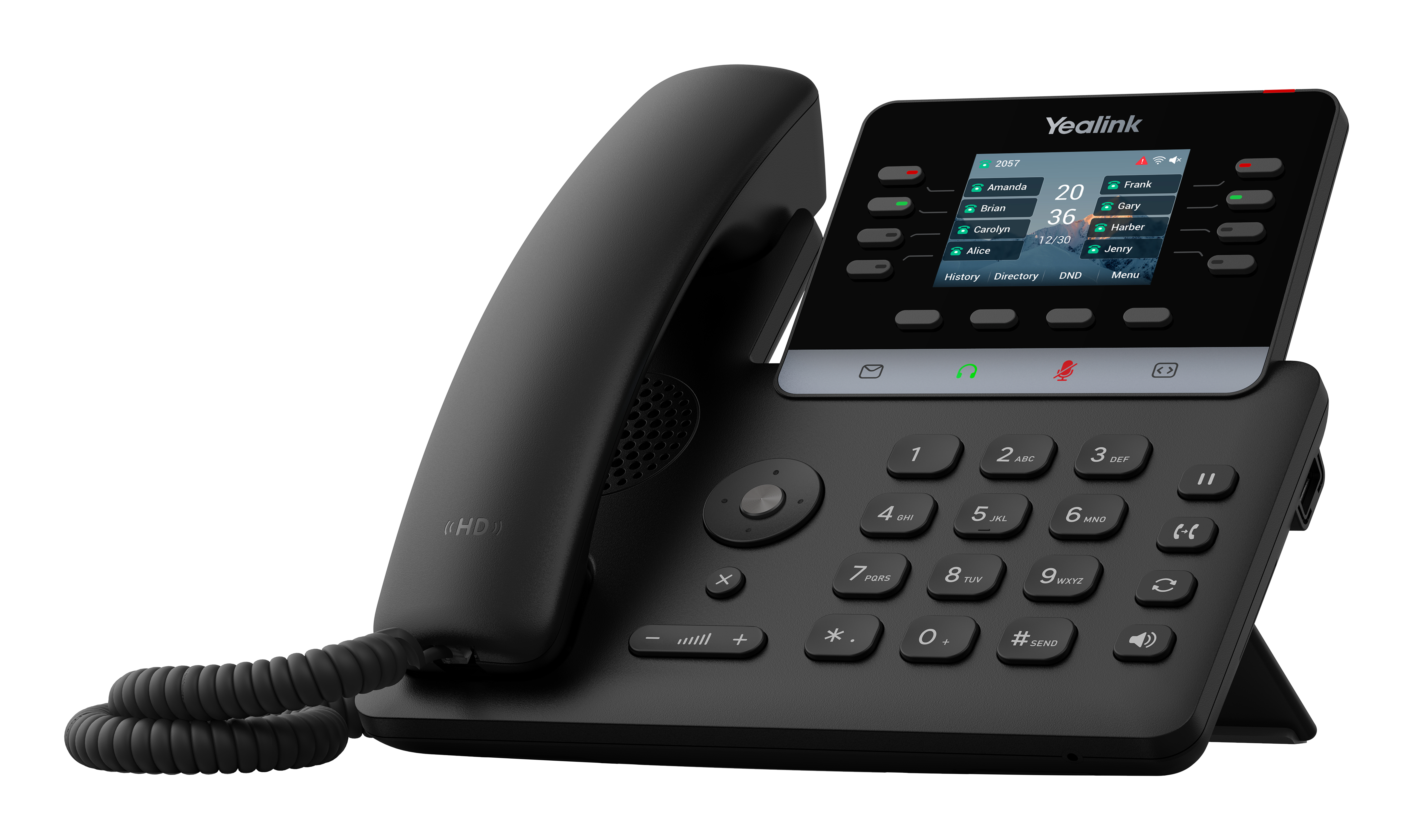 Yealink SIP-T73W VoIP-Telefon Schwarz