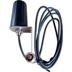 Wittenberg Antennen 5 G LTE Rundstrahlantenne 2 m Kabel N - Stecker 50 Ohm Wand-/Mastantenne, Rundantenne (Poly-103553)