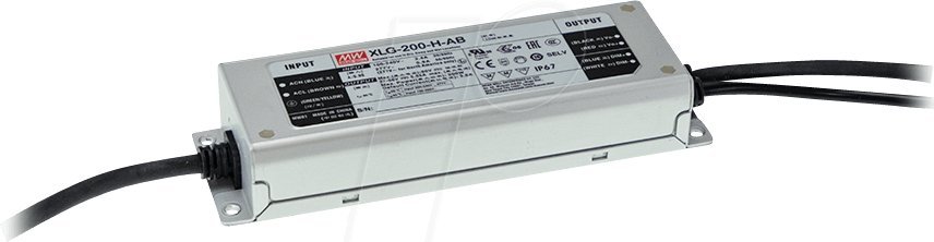 MEANWELL MW XLG-200-24-A - LED-Trafo, 199 W, 24 V DC, 8300 mA (XLG-200-24-A)