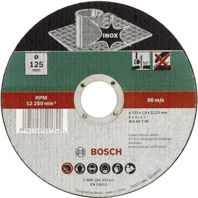 BOSCH_EW Bosch Trennscheibe gerade, Inox Durchmesser 125 mm 2609256322 (2609256322)