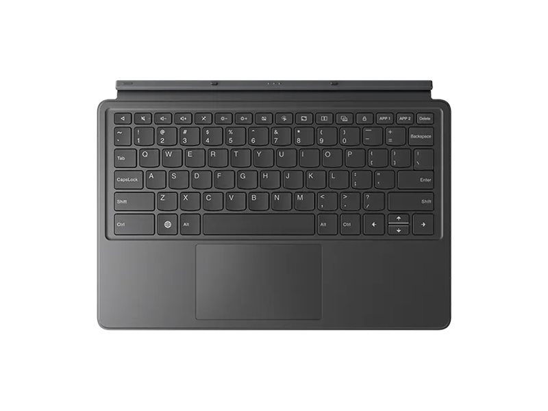 Lenovo Keyboard Pack für Idea Tab Pro Tastatur und Foliohülle mit Trackpad QWERTZ Schwarz, Grau