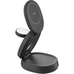 Belkin Klappbare Magnetische 3-in-1-Ladestation mit Qi2, black (WIZ034kqBK)