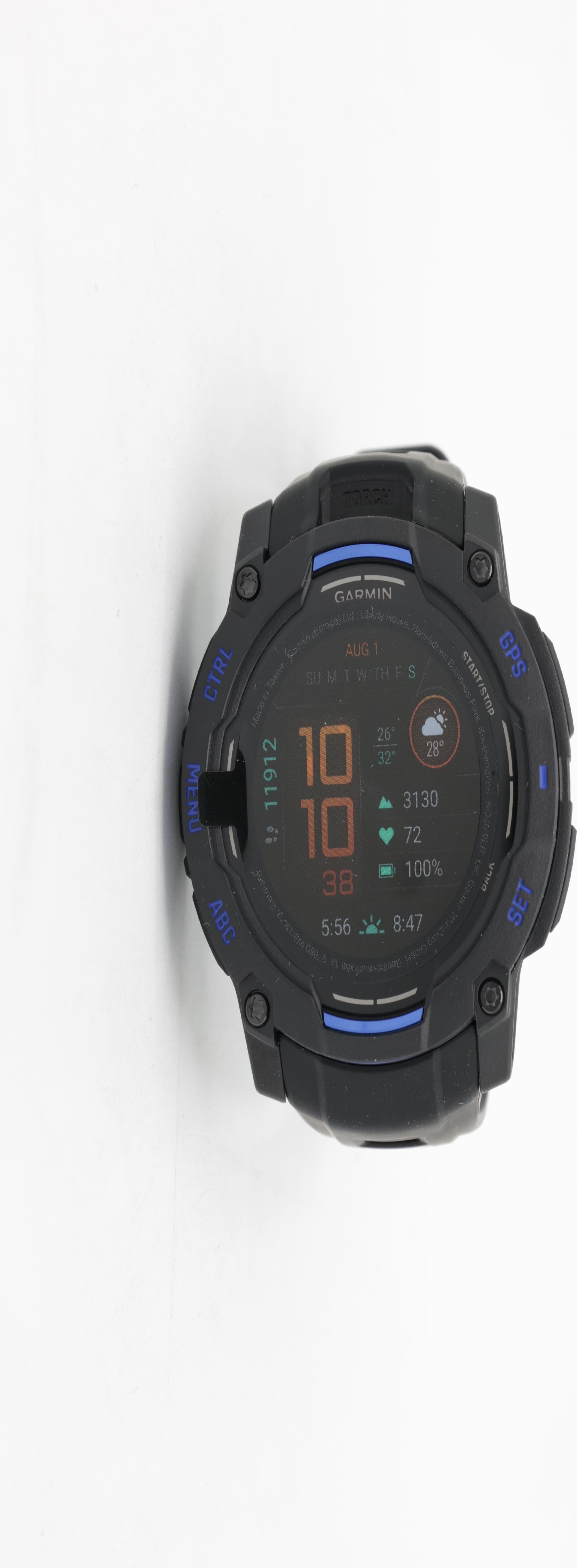 Garmin Instinct 3 1,2" AMOLED 45 mm schwarz/bolt blue