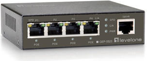 5-Port Gigabit Ethernet PoE+ Switch (60W) Hersteller: LEVELONE (GEP-0523)