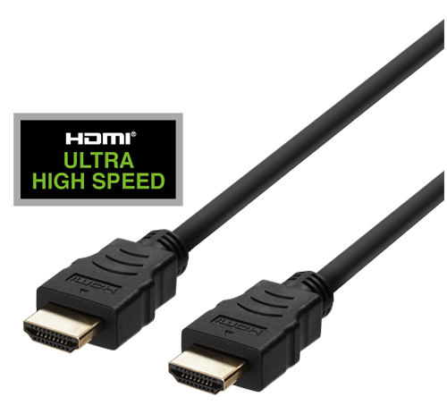 Deltaco HU-30 HDMI-Kabel 3 m HDMI Typ A (Standard) Schwarz (HU-30)