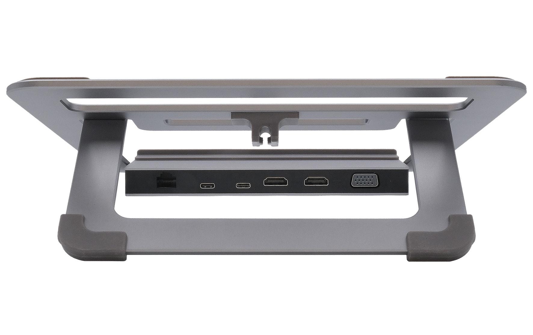 Exsys EX-1223HM Dockingstation USB 3.2 Gen 1 Type-A Silber