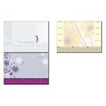 sigel Papier-Schreibunterlage "Harmony", 590 x 410 mm 30 Blatt, geleimt, mit 3-Jahres-Kalendarium 2011-2012-2013 (HO370)