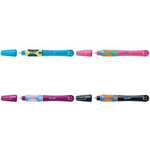 Pelikan griffix Füllhalter Neon Black, für Rechtshänder Schreiblernstift mit ergonomischer Griffzone, - 1 Stück (820288)