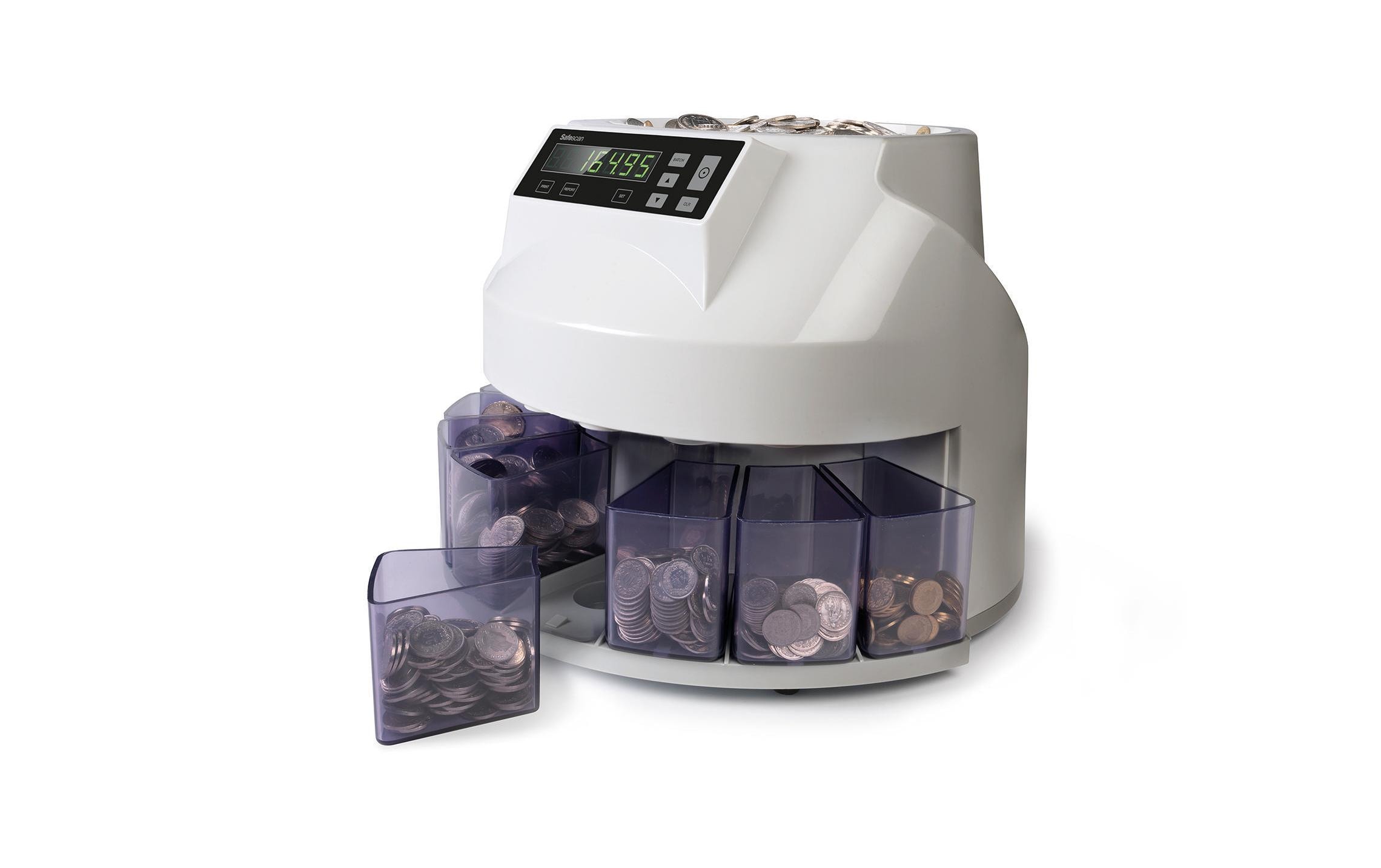 Safescan Münzzähler 1250 für CHF, Weiß