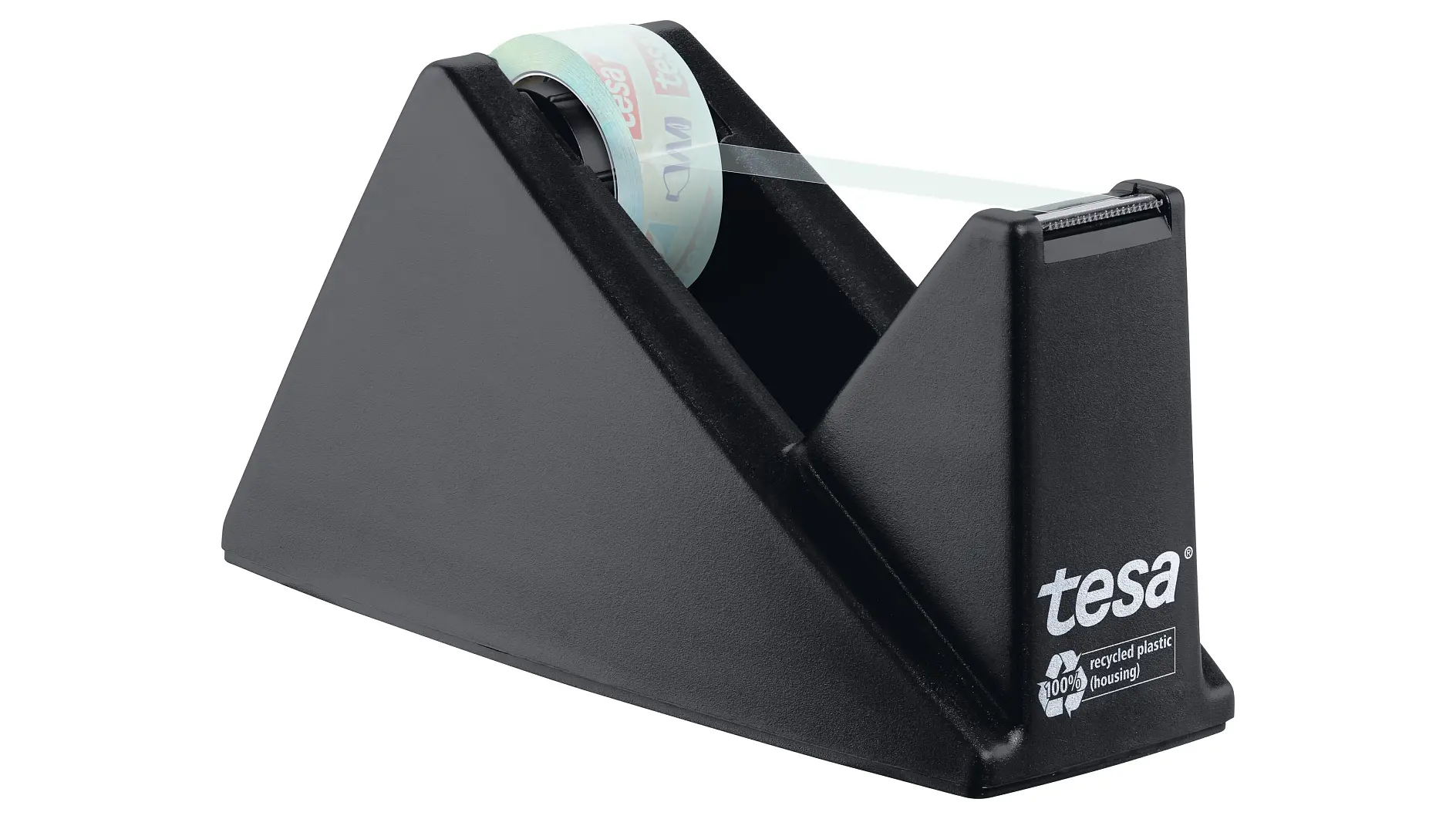Tesa Eco & Crystal 59045-00000-00 Tischabroller Schwarz