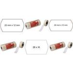 agipa Etiketten für Preisauszeichner, 26 x 16 mm selbstklebend, 2-zeilig, wieder ablösbar, für - 6 Stück (100923)