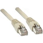 Wentronic Goobay CAT 5e Crossover-Patchkabel, U/UTP, Grau, Grün, Grau-Grün, 1 m - CCA Kupfergemisch (68861)