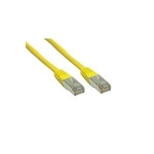 Goobay CAT 6 Patchkabel, S/FTP (PiMF), Gelb, 1 m - CCA Kupfergemisch (95473)