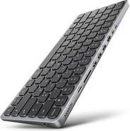 AXAGON HMC-KB keyboard USB-C 5Gbps with HUB, microSD/SD, 3x USB-A, HDMI 4K/60Hz, PD 100W, Audio, DE layout (HMC-KB-GE)