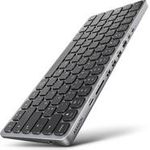 AXAGON HMC-KB keyboard USB-C 5Gbps with HUB, microSD/SD, 3x USB-A, HDMI 4K/60Hz, PD 100W, Audio, DE layout (HMC-KB-GE)