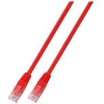 EFB-Elektronik RJ45 Patchkabel Cat.5e U/UTP PVC CCA rot 1,5m Hersteller: EFB Elektronik (K8096.1,5)