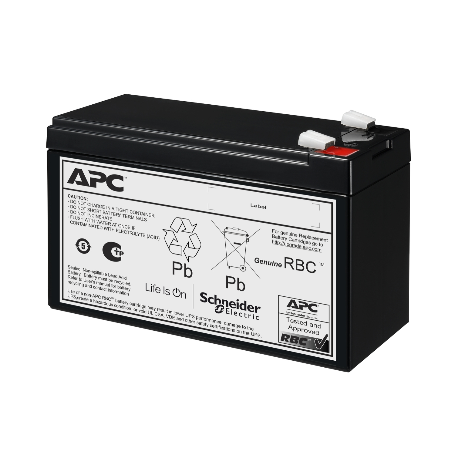 APC Replacement Battery Cartridge #177 Schwarz