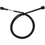 BlueLAN internes MiniSAS Kabel, passiv, Mini-SAS HD (SFF-8643) auf Mini-SAS HD (SFF-8643), Impedanz = 100 Ohm, bis zu 12 Gbps Datenraten, AWG30, 80cm (BLIS4343-80CM)