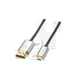 Lindy CROMO Slim High Speed HDMI to micro HDMI Cable with Ethernet (41682)