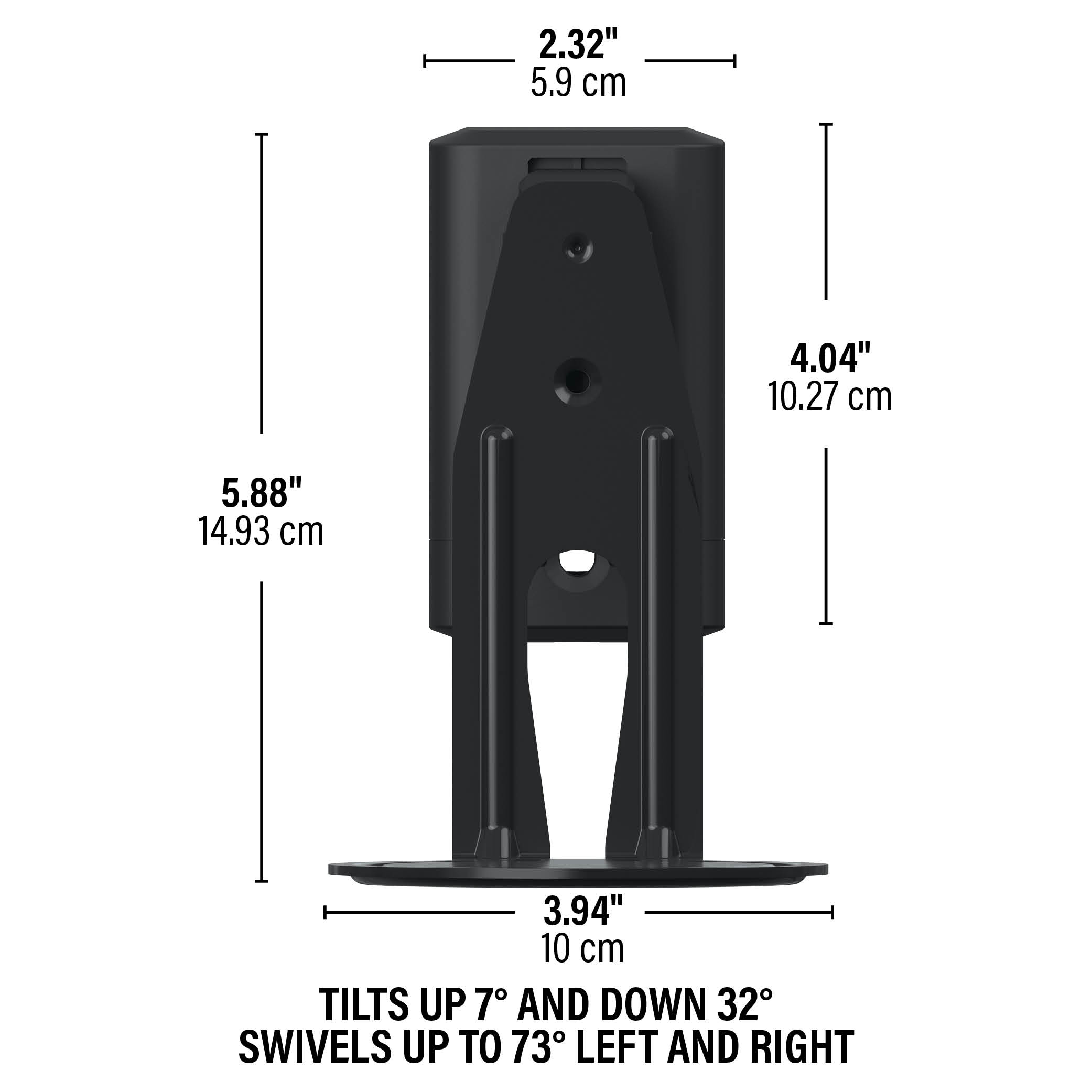 Sanus WSWME12 Wandhalterung für Sonos Era 100 Schwarz