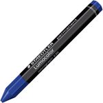 STAEDTLER Signierkreide Lumocolor permanent omnigraph, blau Universalkreide, wasserfest, auch für nasses Holz, - 12 Stück (236-3)
