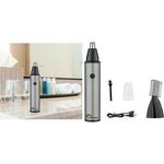 Little balance Ohr- und Nasenhaarschneider, grau/schwarz entfernt Nasen- und Ohrhaare, 240 Min. Laufzeit, Schnell - 1 Stück (8791)