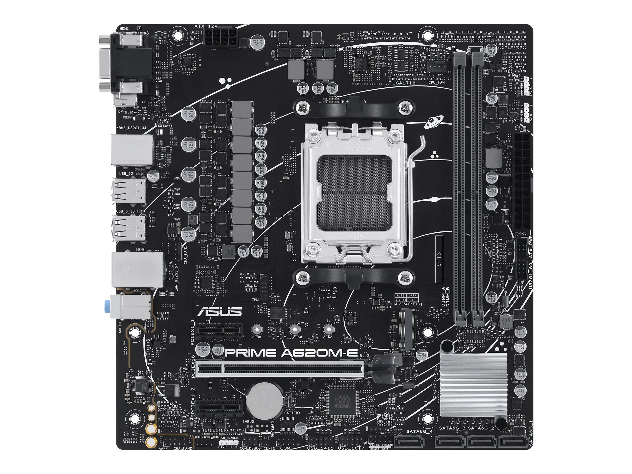 ASUS Prime A620M-E-CSM Mainboard AMD A620 Socket AM5 DDR5 Micro ATX