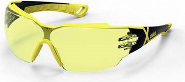 Uvex 9198285 Schutzbrille/Sicherheitsbrille Gelb