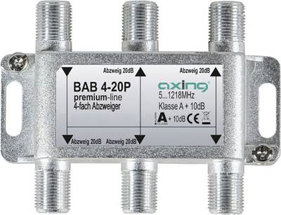 Axing BAB 4-20P Kabelsplitter Grau (BAB 4-20P)