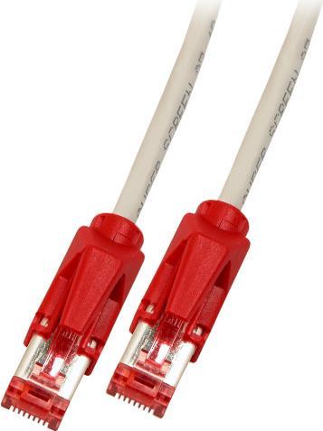 EFB-Elektronik RJ45 Patchkabel Cat.6 S/FTP LSZH Draka UC900 TM21rot crossed grau 1m Hersteller: EFB Elektronik (K8066.1)