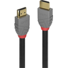 Lindy Anthra Line - Ultra High Speed HDMI mit Ethernetkabel - HDMI männlich bis HDMI männlich - 2,0m - Dreifachisolierung - Schwarz - rund, Dolby DTS-HD Master Audio-Unterstützung, Dolby TrueHD-Unterstützung, unterstützt 8K 120 Hz (7680 x 4320), unterstützt 10K 120 Hz (10,240 x 4320) (36953)