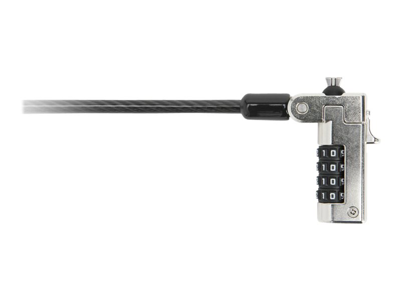 Kensington N17 Kombinationskabelschloss für Dell-Geräte mit Wedge-Slots Schwarz, Silber