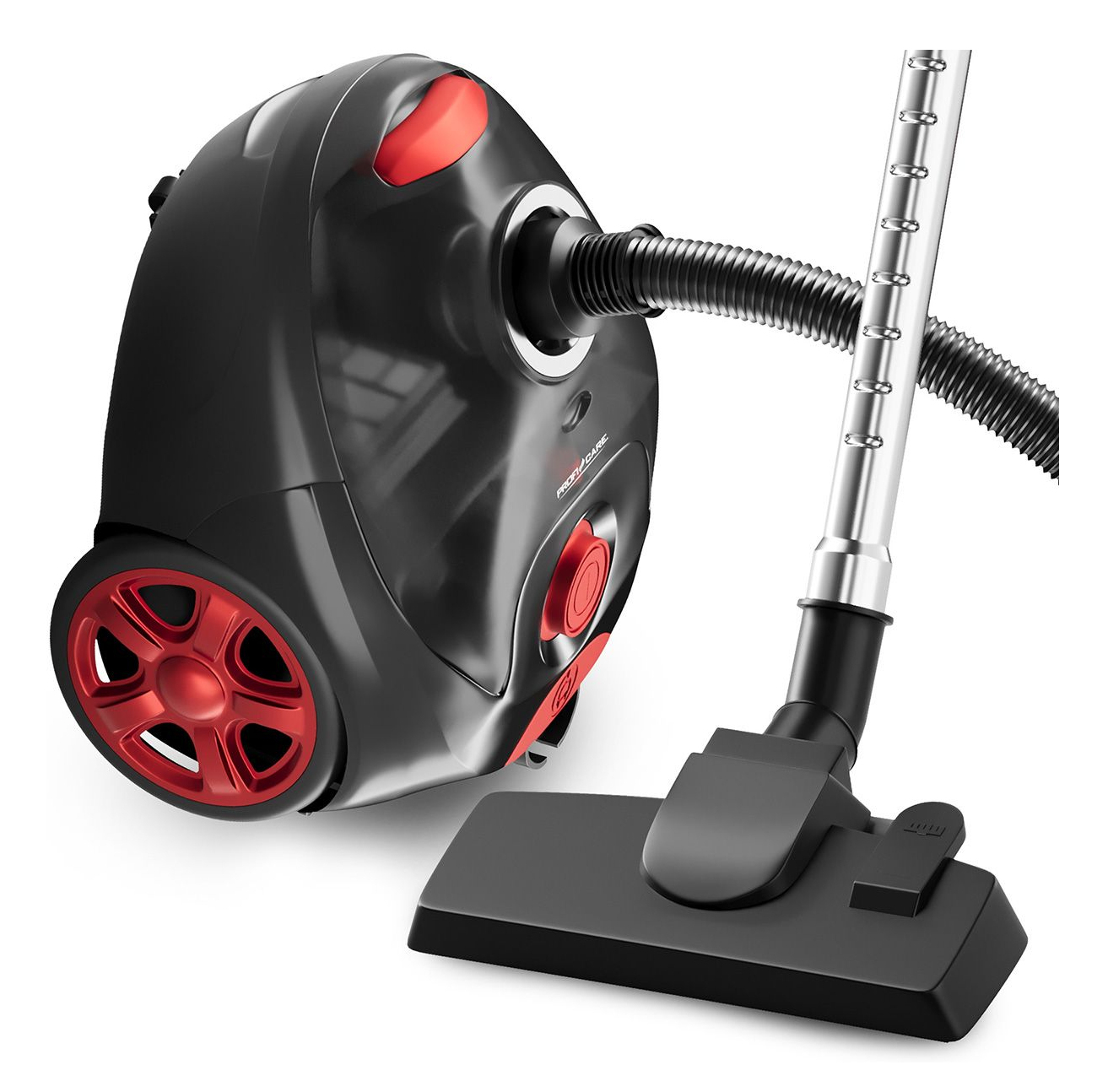 Clatronic Profi-Care PC-BS 3141 Bodenstaubsauger 700 W HEPA Anthrazit Rot