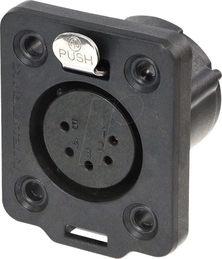 Neutrik NC5FDX-TOP Drahtverbinder XLR Schwarz (NC5FDX-TOP)