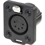 Neutrik NC5FDX-TOP Drahtverbinder XLR Schwarz (NC5FDX-TOP)