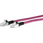 METZ CONNECT 1308451002-E Netzwerkkabel 1 m Cat6a SF/UTP (S-FTP) Magenta (1308451002-E)