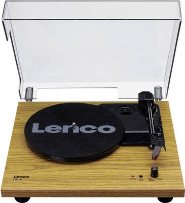 Lenco LS-10 - Plattenspieler - Holz (LS-10WD)
