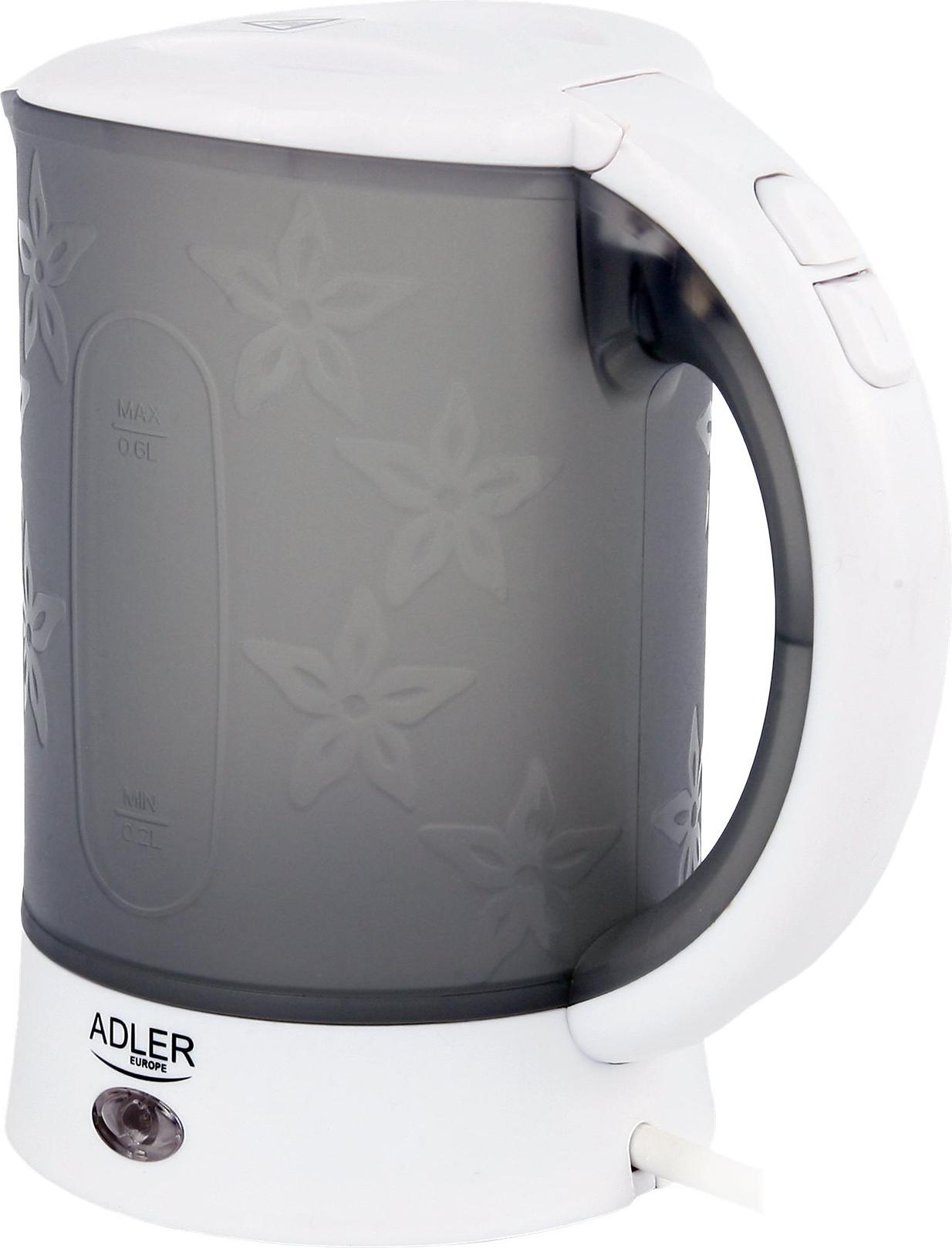 Adler AD 1268 Wasserkocher 0,6 l 600 W Grau