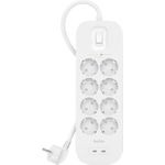 Belkin Surgemaster Steckdosenleiste 8-Fach, 30W 2m Kabel (SRB004vf2M)