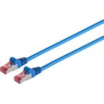S/CONN maximum connectivity Netzwerkkabel-Patchkabel, cat 6A, S/FTP, PIMF, Halogenfrei, GHMT-ZERTIFIZIERT, blau, 30,0m (75730-AB)