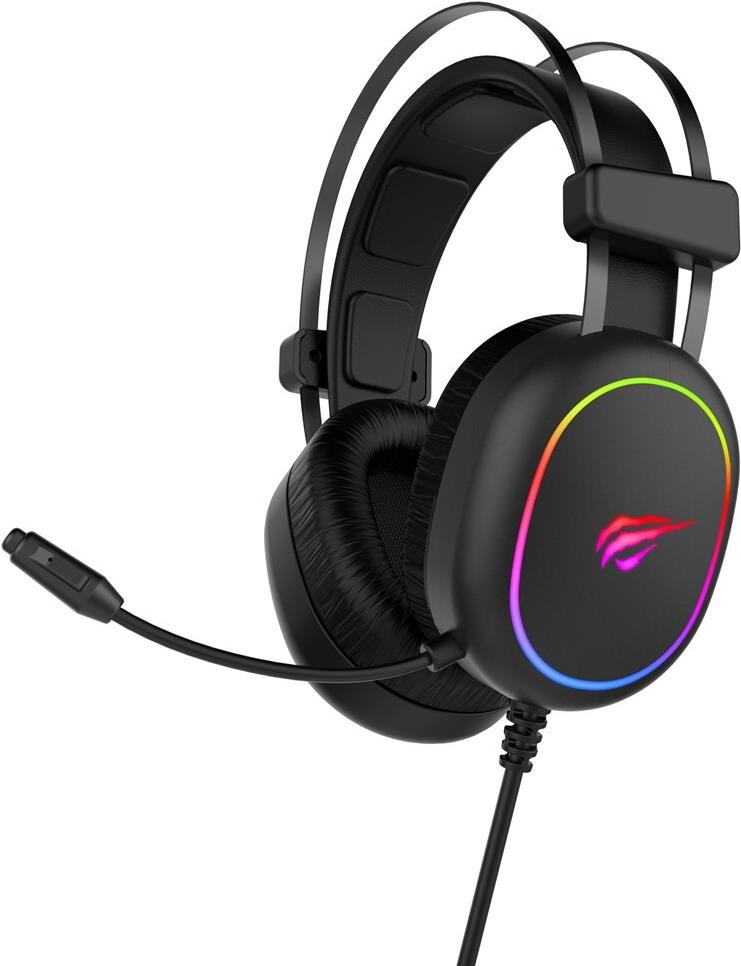 Havit GAMING HEADPHONE RGB BLACK 2016D Kopfhörer Verkabelt Kopfband Schwarz (H2016d)